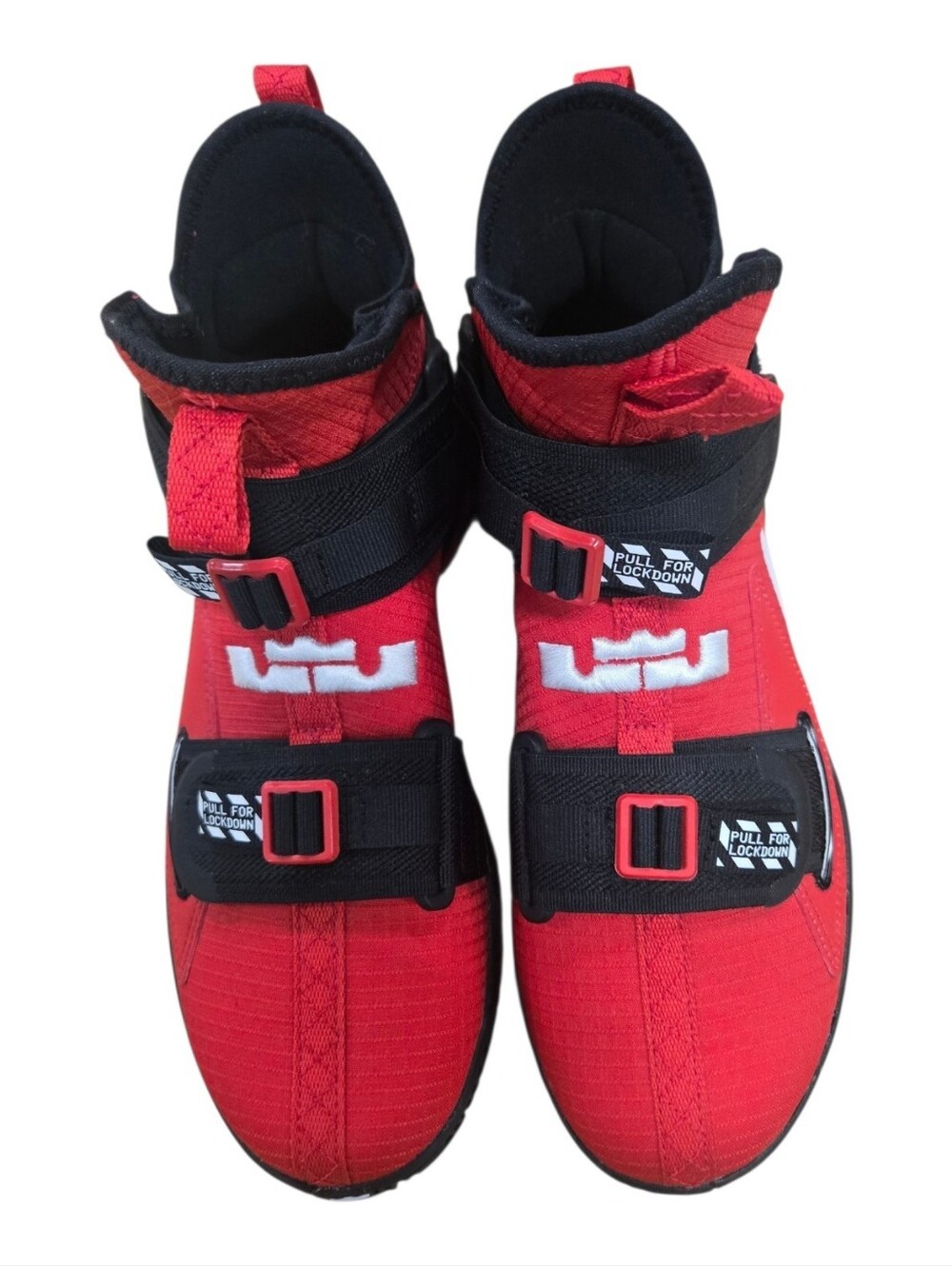 Nike LeBron Soldier 13 SFG University Red Black AR4226-600 Mens 7.5